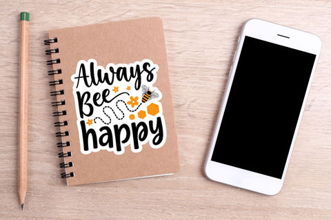 Cute Bee Printable Stickers Sublimation Bundle Sublimation Regulrcrative 