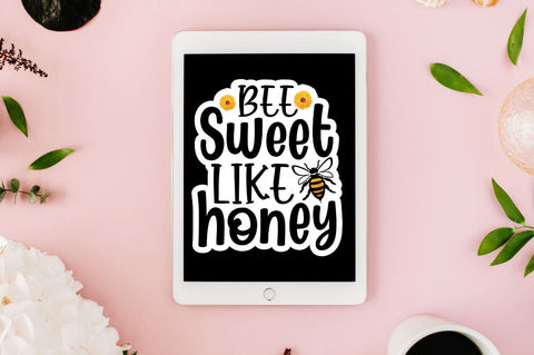 Cute Bee Printable Stickers Sublimation Bundle Sublimation Regulrcrative 