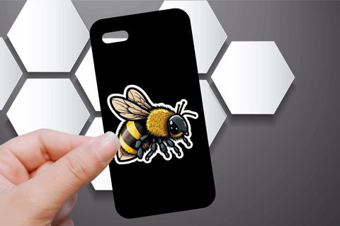 Cute Bee Stickers Bundle, Bee Stickers Sublimation Regulrcrative 