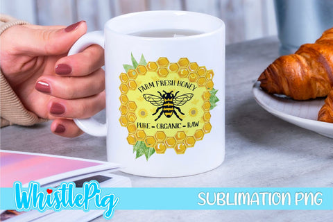 Cute Bee Sublimation Mini Bundle Bee Quotes Mini Bundle Watercolor Sublimation Sublimation Whistlepig Designs 