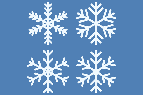 Cute Black Bears With Snowflakes | Woodland Winter SVG SVG Captain Creative 