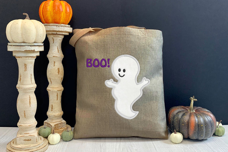 Cute Boo Ghost Applique Embroidery Embroidery/Applique DESIGNS Designed by Geeks 