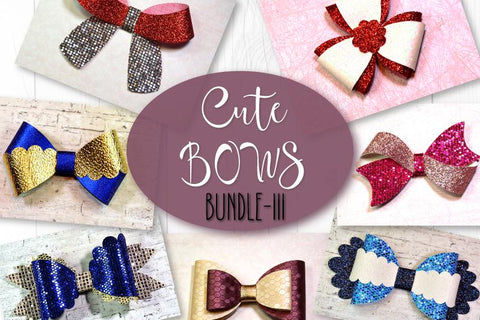 Cute bows bundle 3 SVG ArtiCuties 