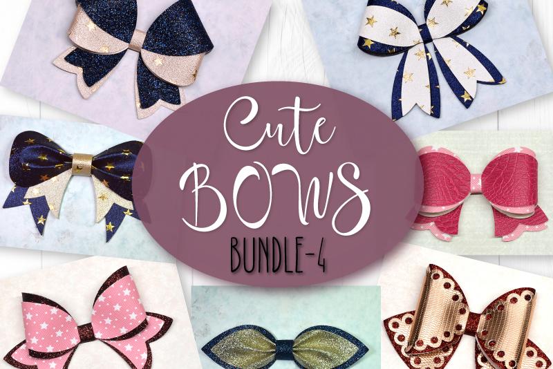 Cute bows bundle 4 SVG ArtiCuties 