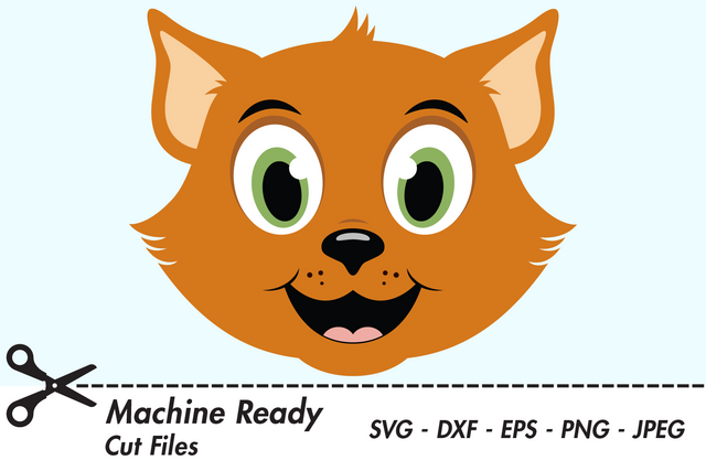 Cute Boy Cat Face | Pet SVG SVG Captain Creative 
