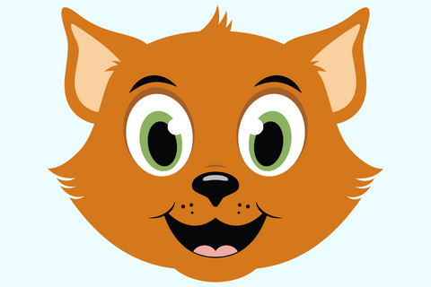 Cute Boy Cat Face | Pet SVG SVG Captain Creative 
