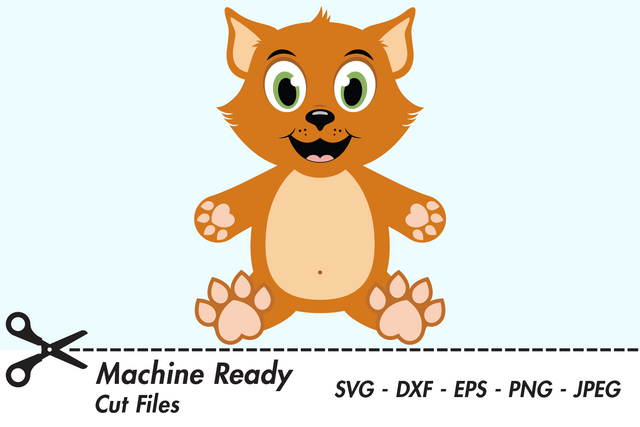 Cute Boy Cat | Pet SVG SVG Captain Creative 