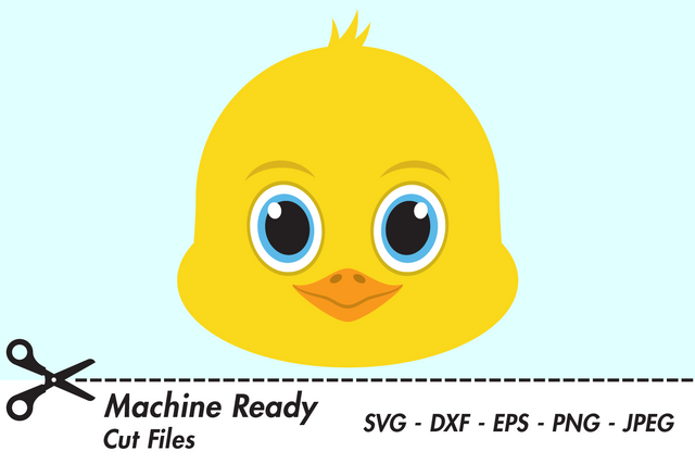 Cute Boy Chick Face | Farm SVG SVG Captain Creative 