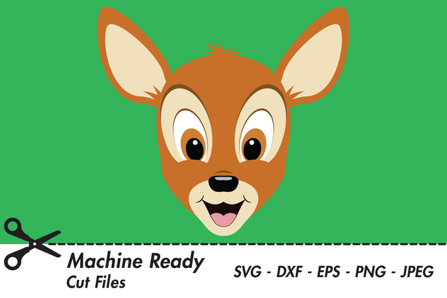 Cute Boy Deer Face | Woodland SVG SVG Captain Creative 
