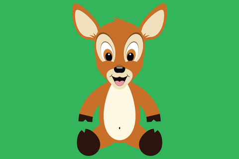 Cute Boy Deer | Woodland SVG SVG Captain Creative 