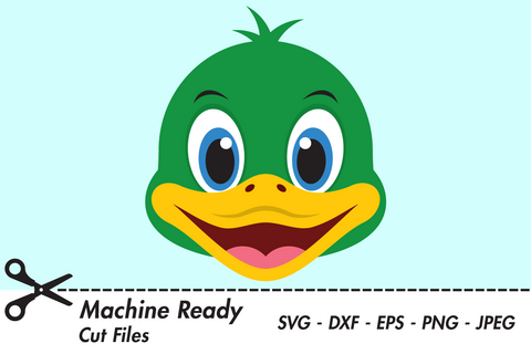 Cute Boy Duck Face | Woodland SVG SVG Captain Creative 