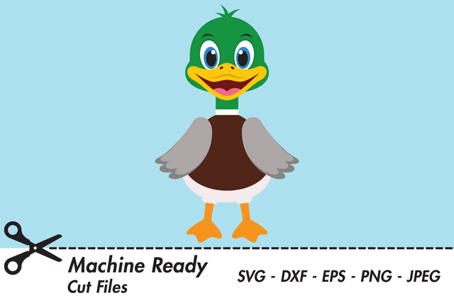Cute Boy Duck | Woodland SVG SVG Captain Creative 