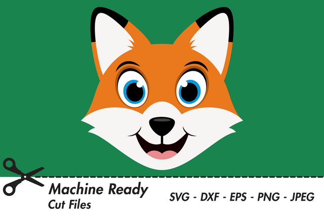 Cute Boy Fox Face | Woodland SVG SVG Captain Creative 