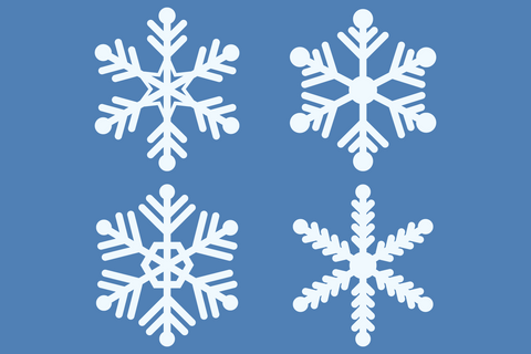 Cute Boy Grizzly Bear With Snowflakes | Woodland Winter SVG SVG Captain Creative 