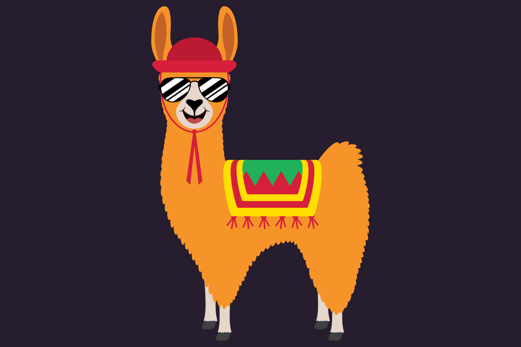 Cute Boy Llamas With Shades And Cacti | Farm SVG - So Fontsy