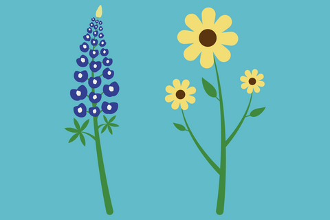 Cute Boy Longhorn With Flowers | Farm SVG SVG Captain Creative 