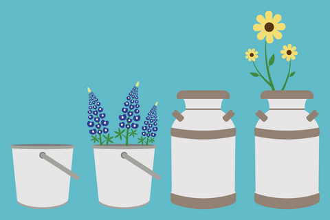 Cute Boy Longhorn With Flowers | Farm SVG SVG Captain Creative 