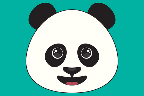 Cute Boy Panda Bear Face | Woodland SVG SVG Captain Creative 