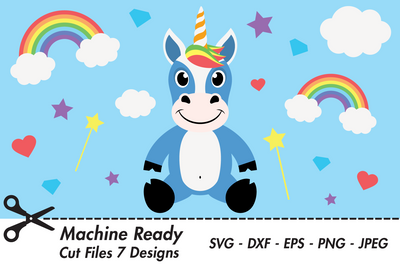 Cute Boy Unicorn | Magical SVG SVG Captain Creative 