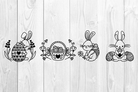 cute bunny easter svg SVG dadan_pm 