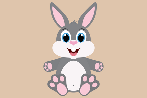Cute Bunny Rabbits With Easter Eggs | Easter SVG SVG Captain Creative 