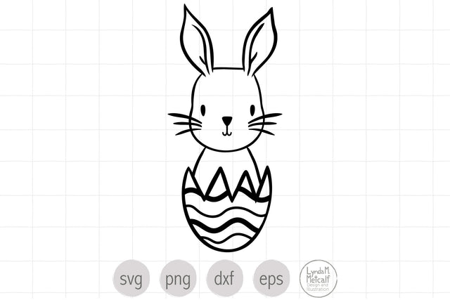 Cute Bunny svg for Easter, Easter svg for Kids SVG Lynda M Metcalf 