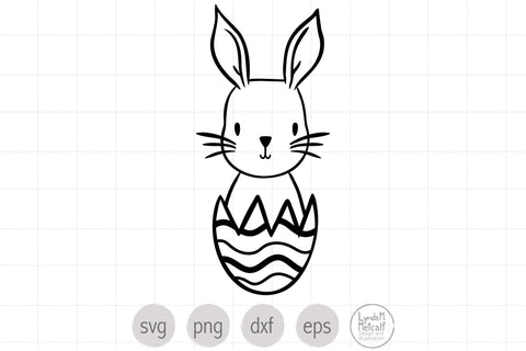 Cute Bunny svg for Easter, Easter svg for Kids SVG Lynda M Metcalf 