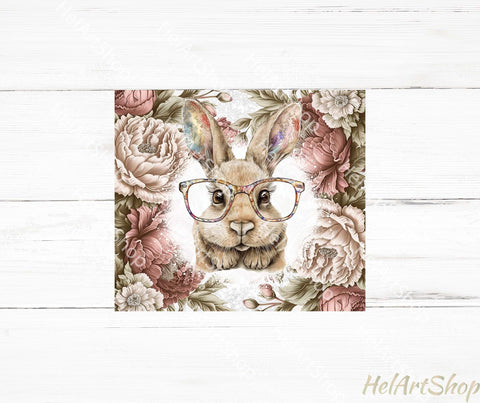 Cute Bunny Tumbler PNG Sublimation, Tumbler Png Sublimation _HelArtShop_ 
