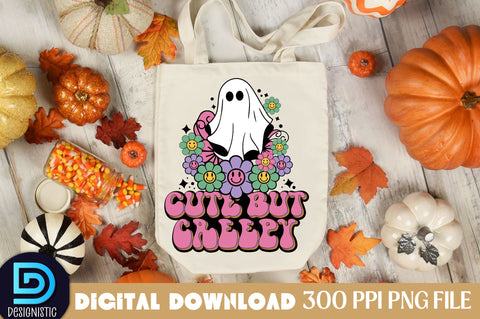 Cute but creepy, Halloween Sublimation Design Sublimation DESIGNISTIC 