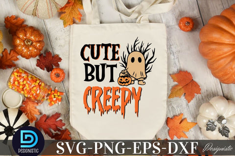 Cute but creepy, Halloween SVG Design SVG DESIGNISTIC 