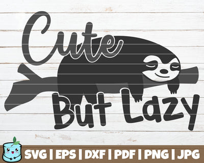 Cute But Lazy SVG MintyMarshmallows 