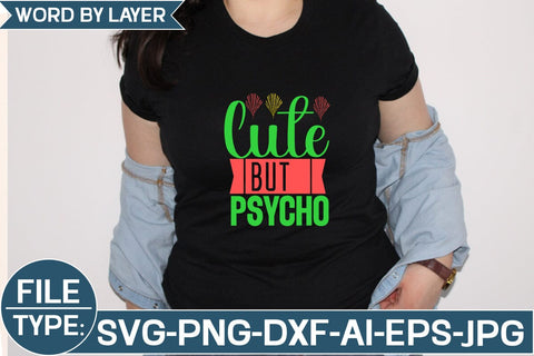 Cute but Psycho SVG Cut File SVG Studio Innate 