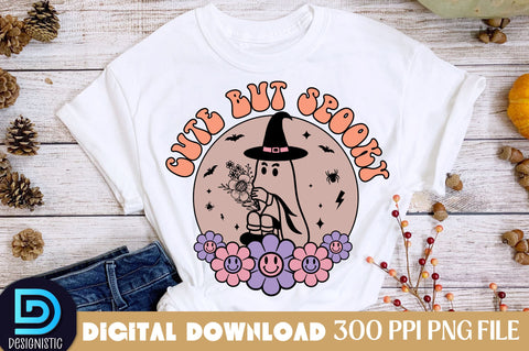Cute but spooky, Halloween Sublimation Design Sublimation DESIGNISTIC 