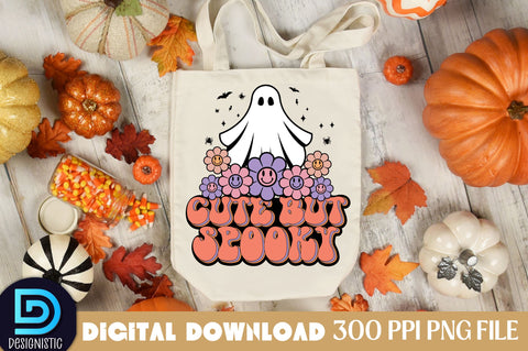 Cute but spooky, Halloween Sublimation Design Sublimation DESIGNISTIC 