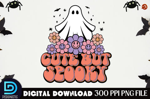 Cute but spooky, Halloween Sublimation Design Sublimation DESIGNISTIC 