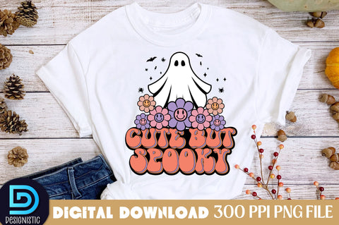 Cute but spooky, Halloween Sublimation Design Sublimation DESIGNISTIC 