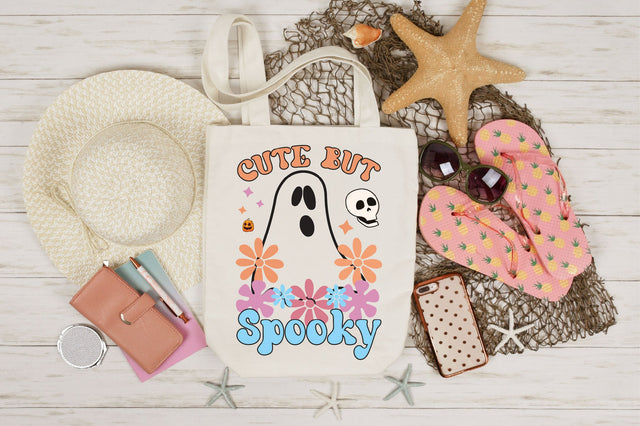 Cute but Spooky SVG Halloween Ghost PNG Sublimation SVGista 
