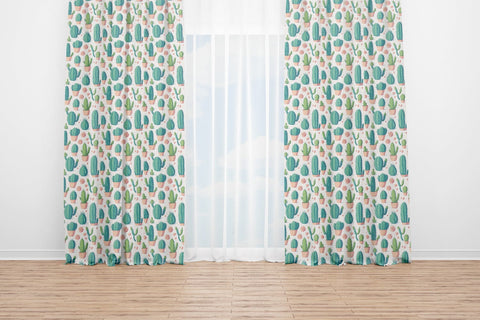 Cute Cactus Digital Paper Seamless Pattern Digital Pattern artnoy 