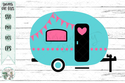 Cute Camper - Cut Files - SVG - PNG - DXF - EPS SVG Serendipity and Art 