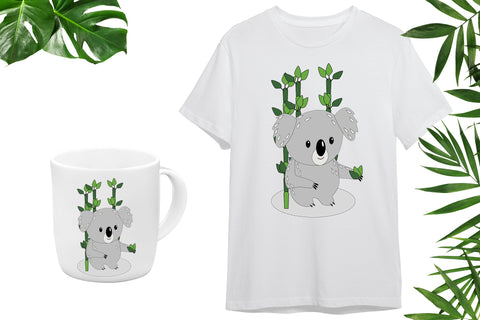 Cute cartoon animal - Koala sublimation Sublimation LuckyTurtleArt 