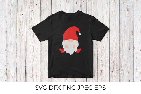 Cute cartoon gnome. Scandinavian Nordic Character SVG LaBelezoka 