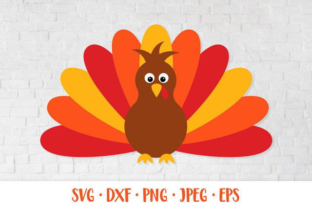 Cute cartoon Thanksgiving turkey SVG. Baby turkey SVG LaBelezoka 