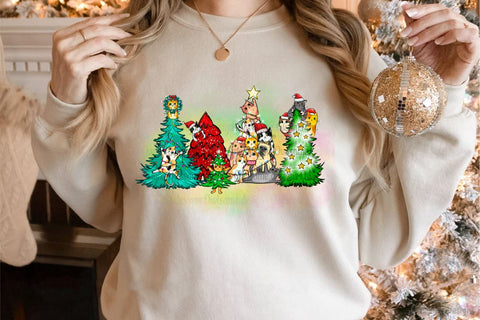 Cute Cat Christmas Tree PNG Christmas Sublimation Sublimation LAM HOANG THUY 