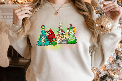 Cute Cat Christmas Tree PNG Christmas Sublimation Sublimation LAM HOANG THUY 