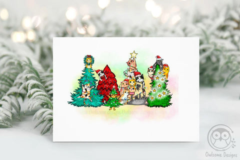 Cute Cat Christmas Tree PNG Christmas Sublimation Sublimation LAM HOANG THUY 