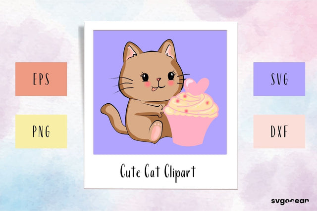 Cute Cat Design SVG SvgOcean 