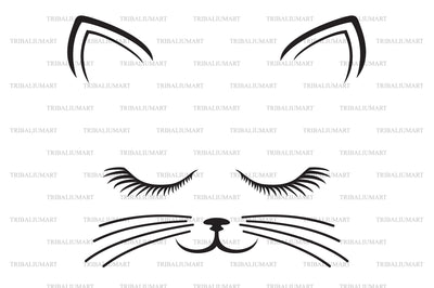 Cute cat SVG TribaliumArtSF 
