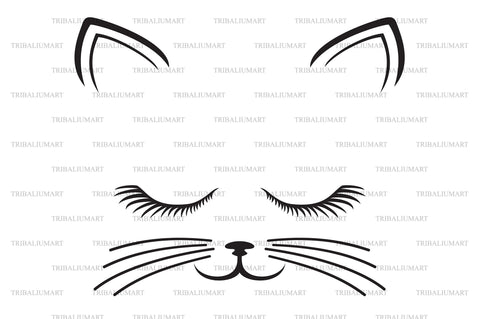 Cute cat SVG TribaliumArtSF 
