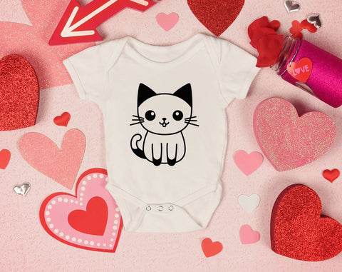 Cute Cats SVG Bundle, 6 Designs, Little Cats PNG, Cat Clipart, SVG For Kids SVG HappyDesignStudio 