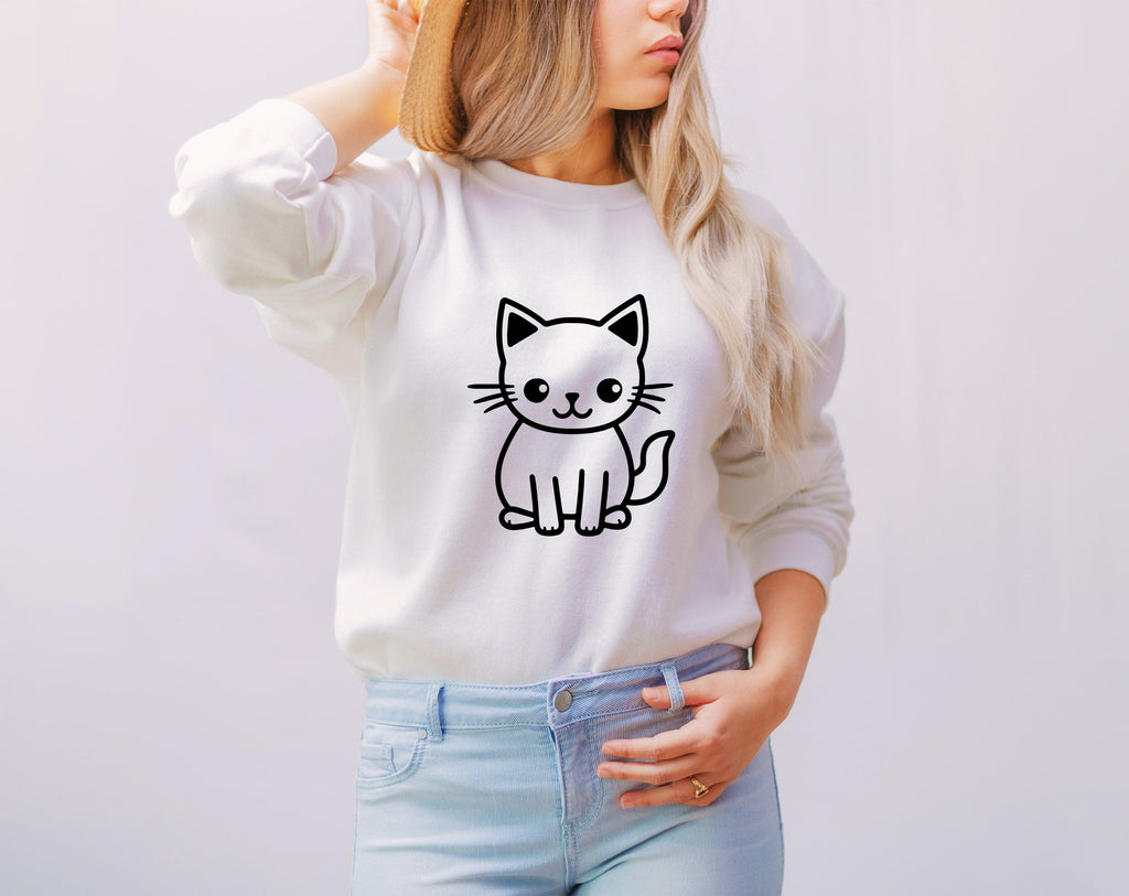 Cute Cats SVG Bundle, 6 Designs, Little Cats PNG, Cat Clipart, SVG For ...